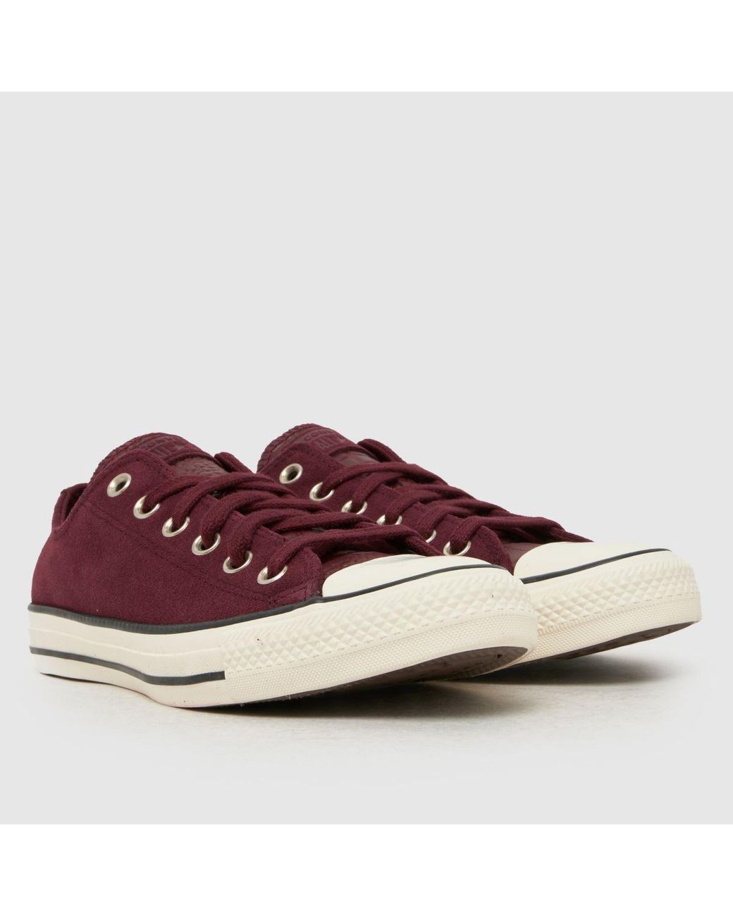 Converse Red All Star Ox Trainers