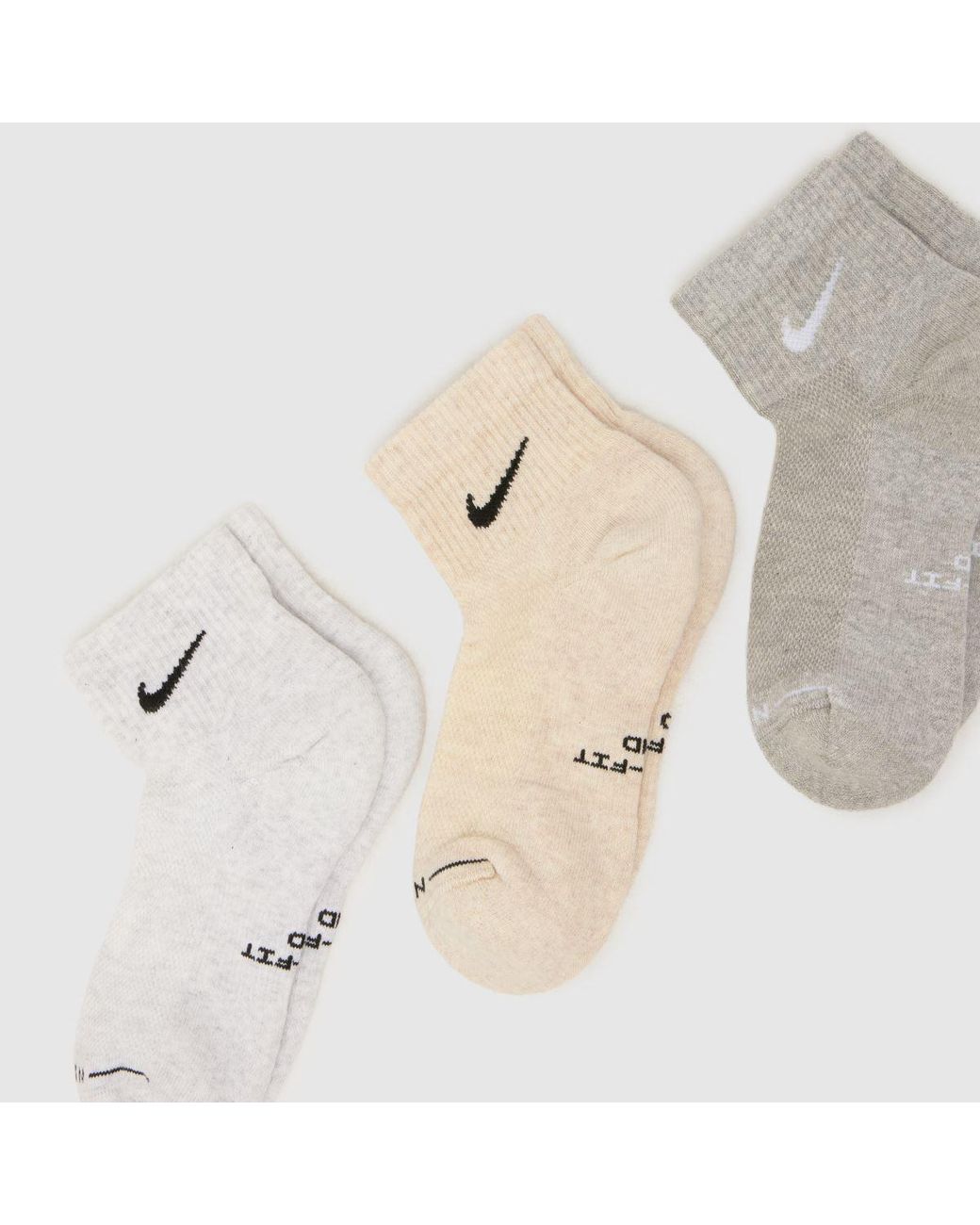 Nike Natural Everyday Ankle Socks 3Pk