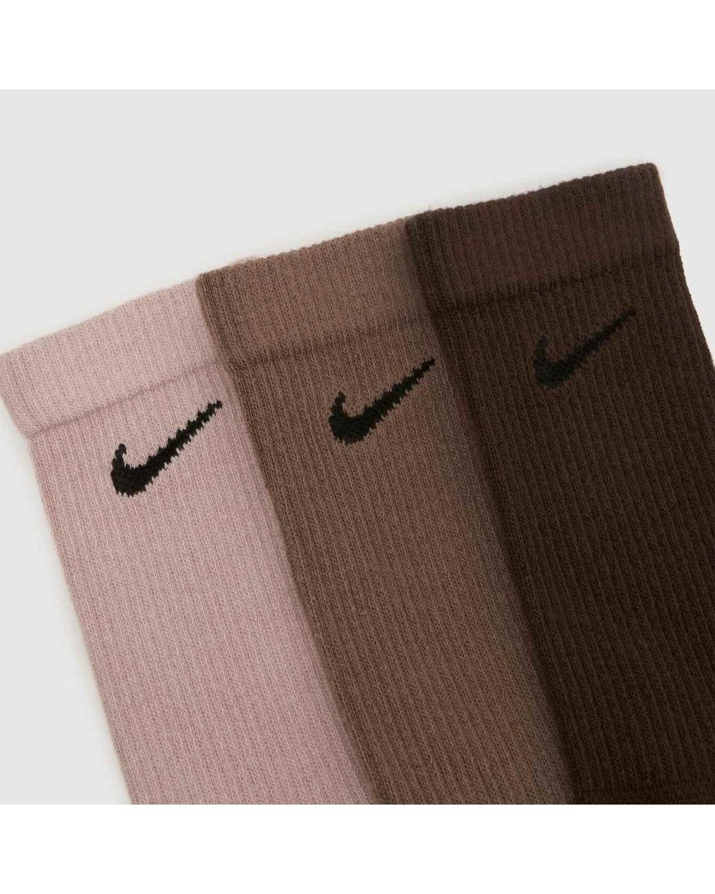Nike Natural Everyday Crew Socks 6Pk