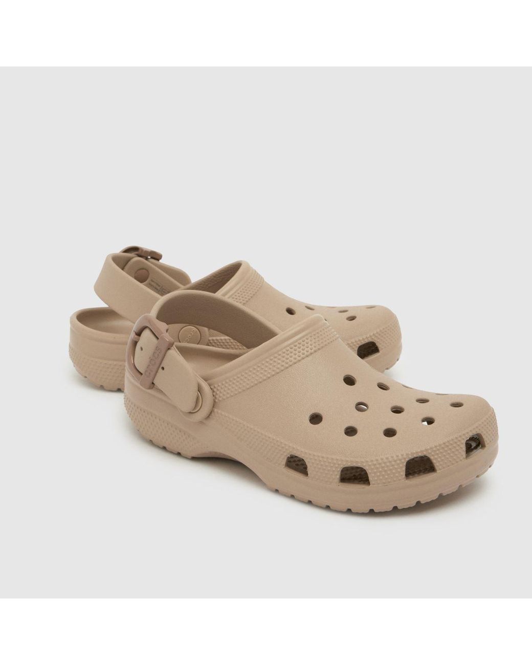 CROCSTM Natural Classic Buckle Clog Sandals