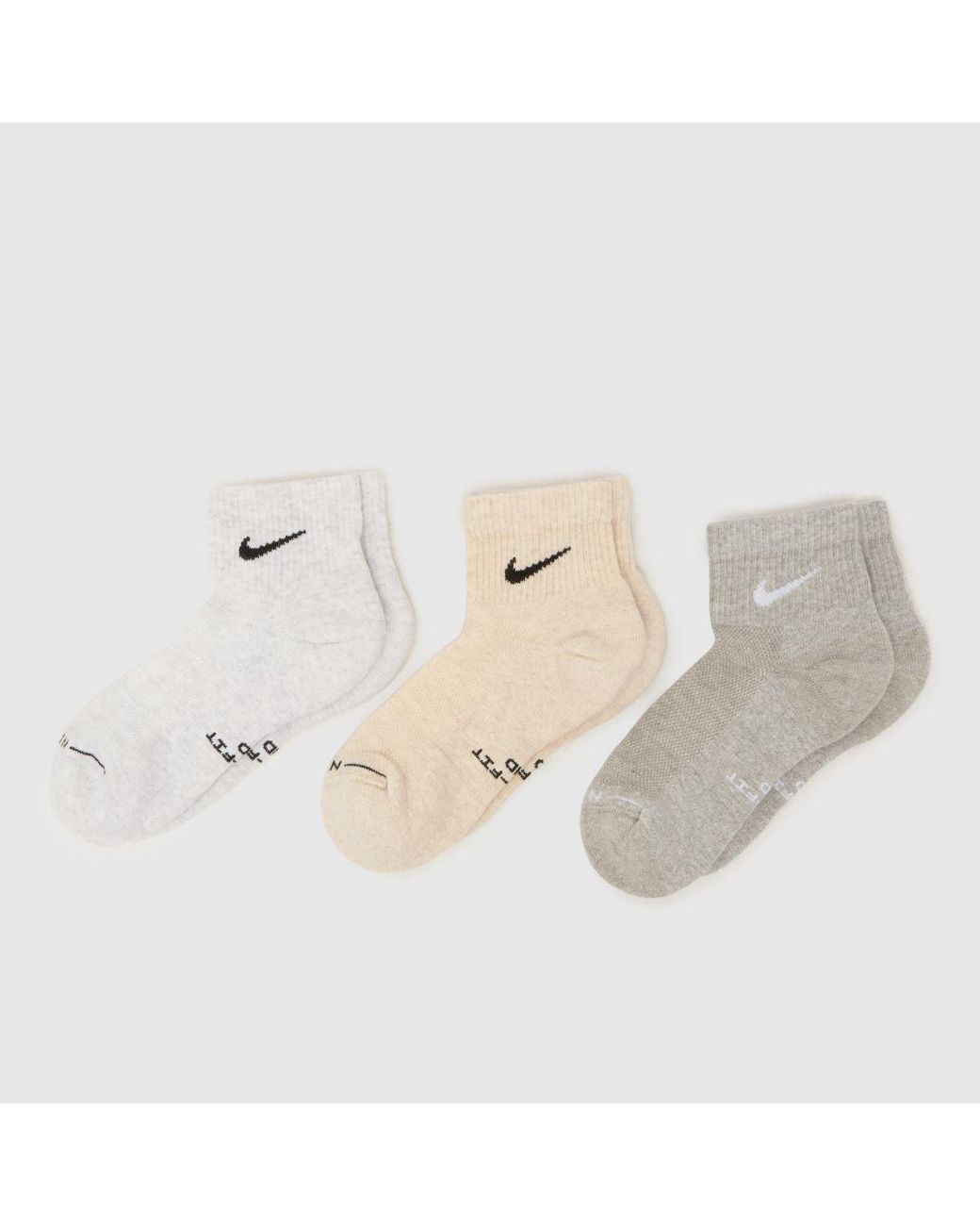 Nike Natural Everyday Ankle Socks 3Pk