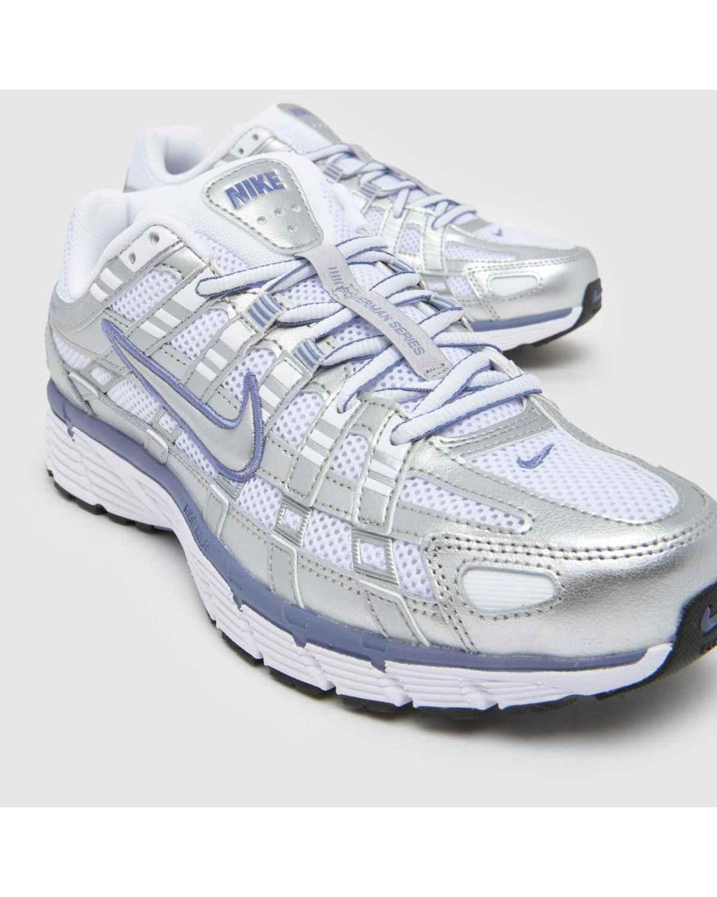 Nike White P-6000 Trainers