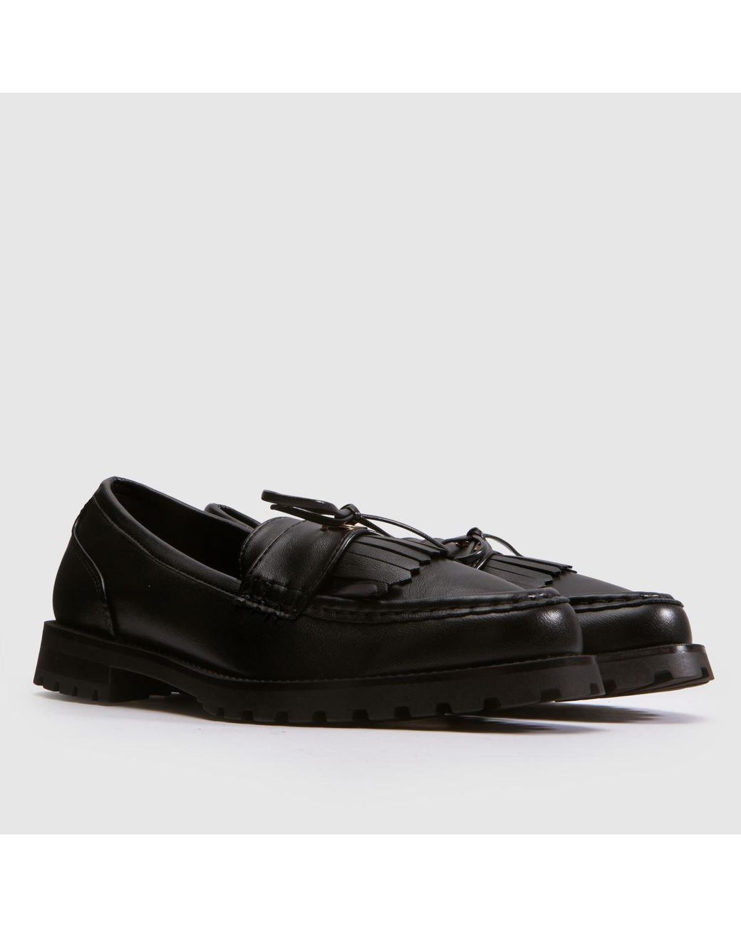 SIMMI Black Vine Loafer Flats