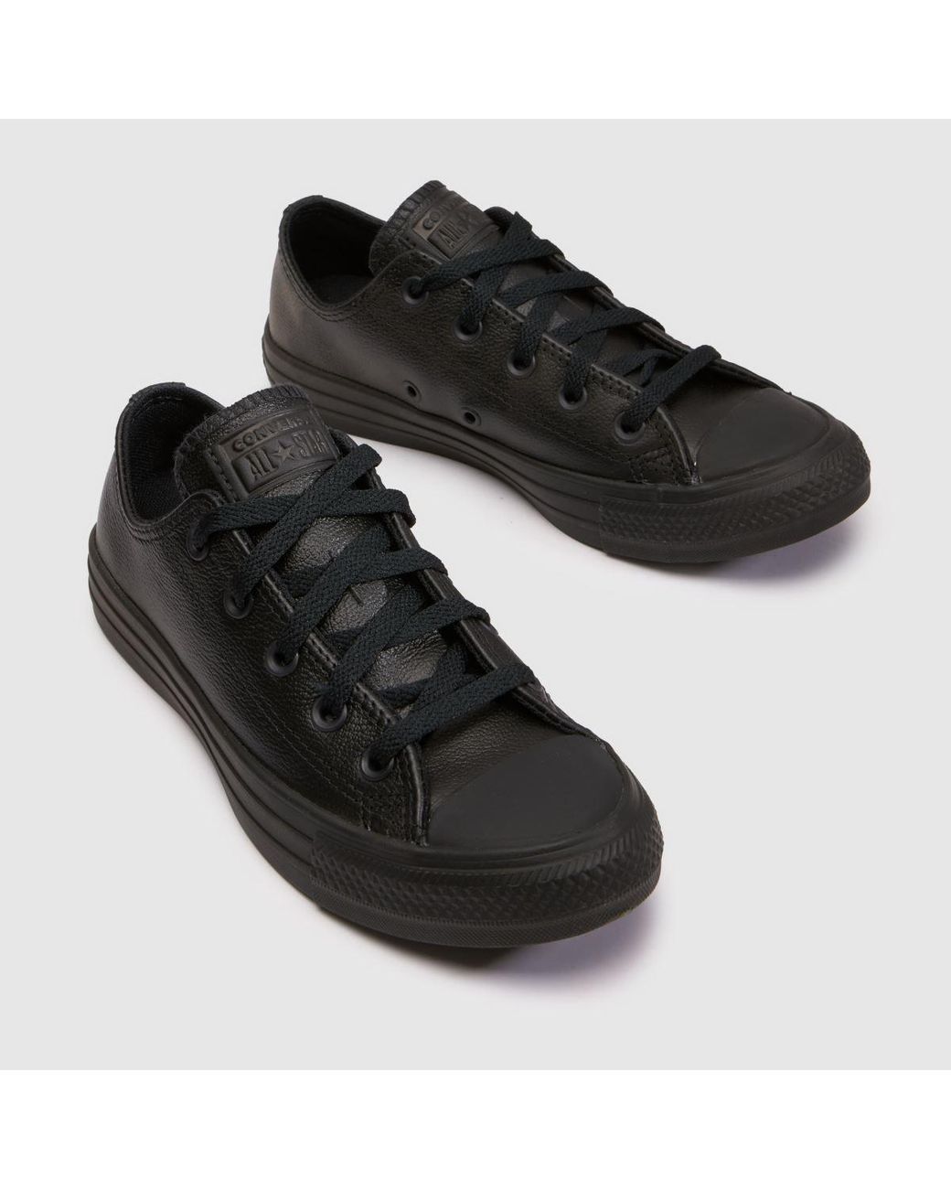 Converse Black All Star Mono Ox Trainers
