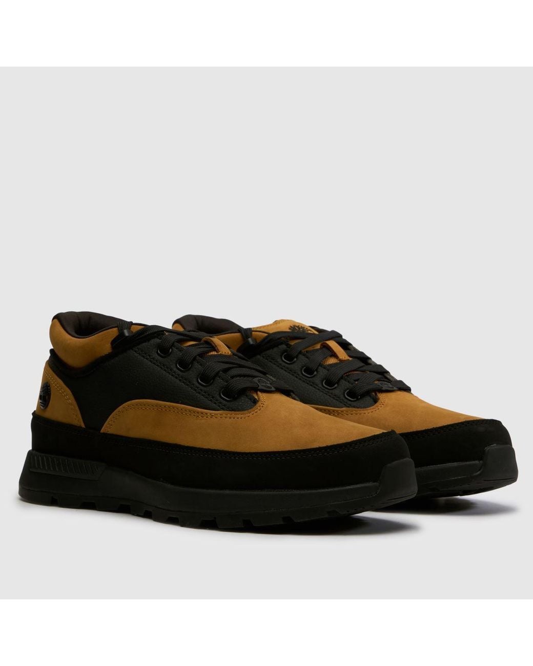 Timberland Black Euro Grid Mid Shoes for men