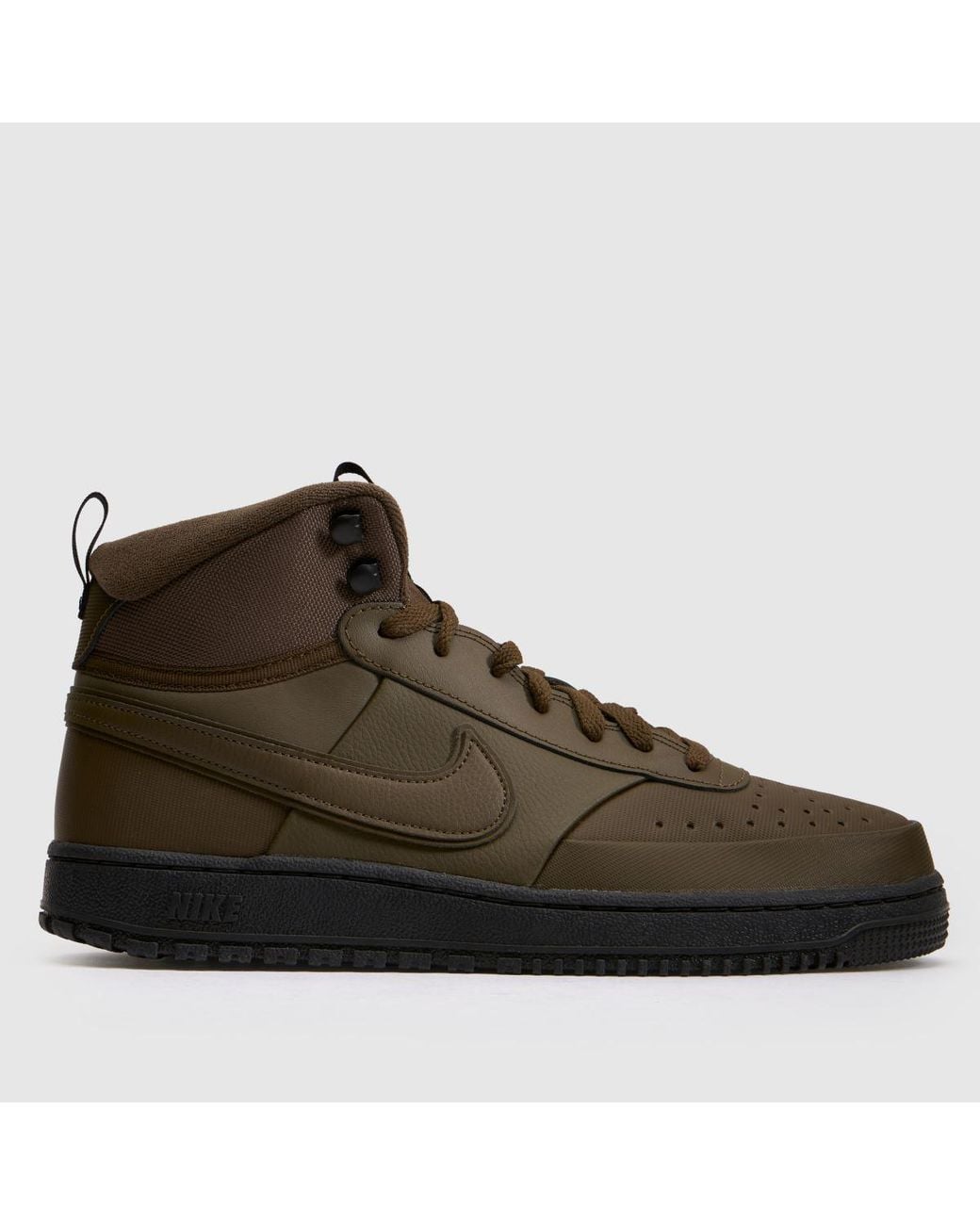 Nike Brown Court Vision Mid Trainers for men