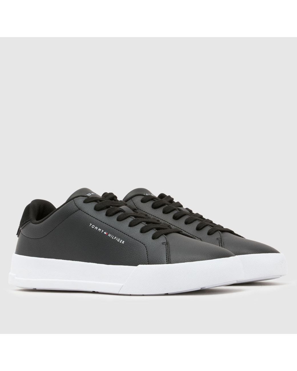 Tommy Hilfiger Black Court Core Trainers for men