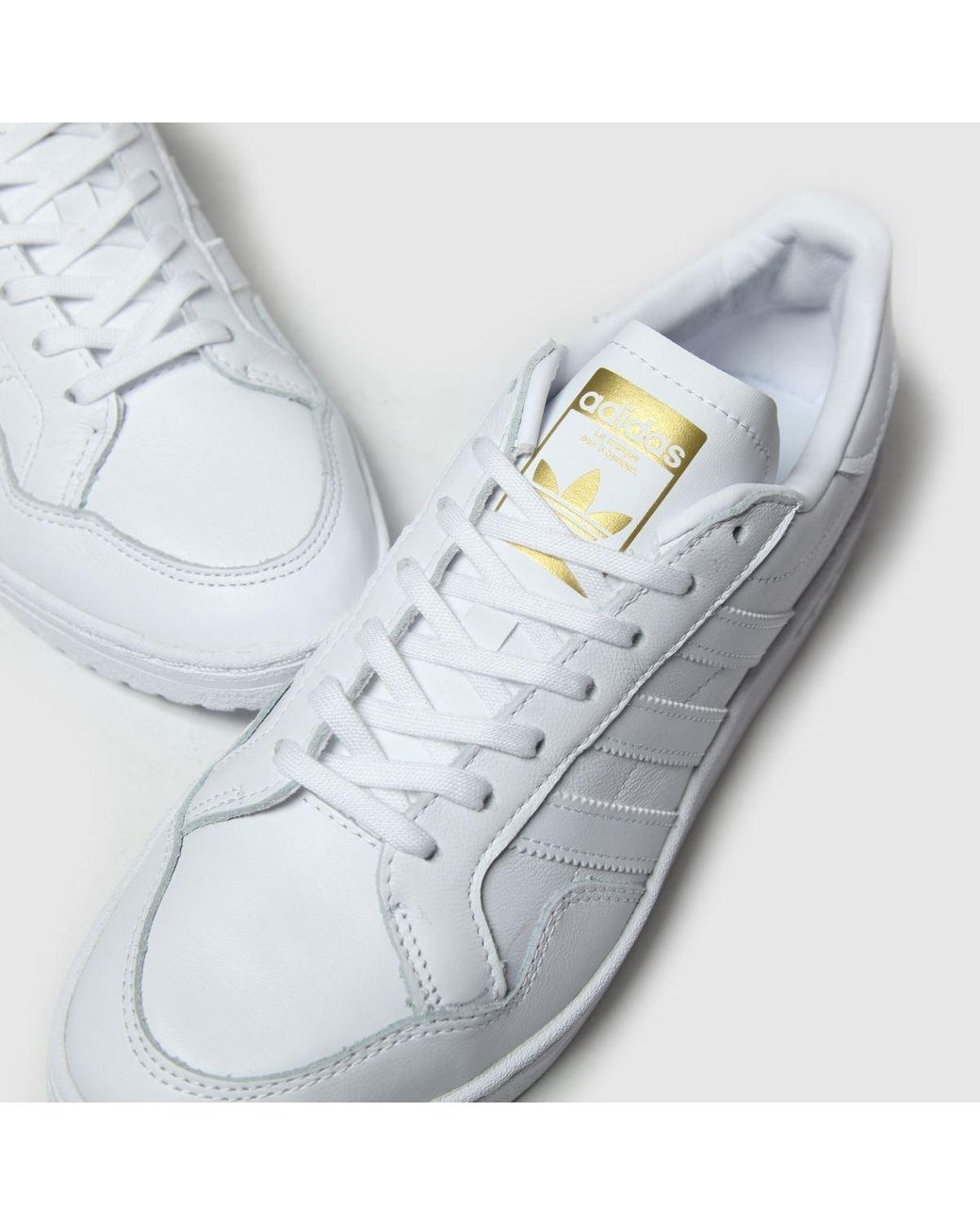 adidas white adi team court trainers