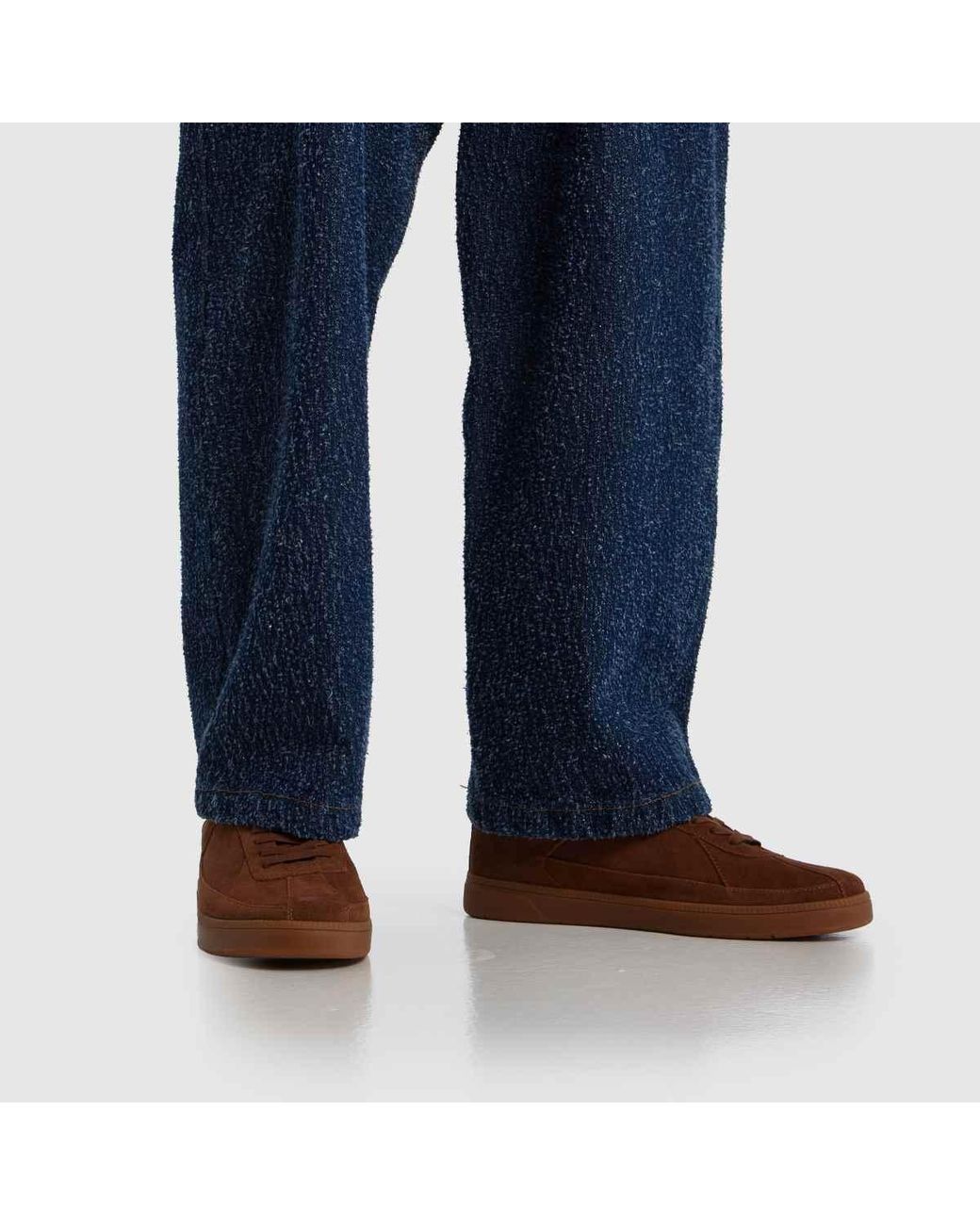 Schuh Brown Winter Suede Trainers for men