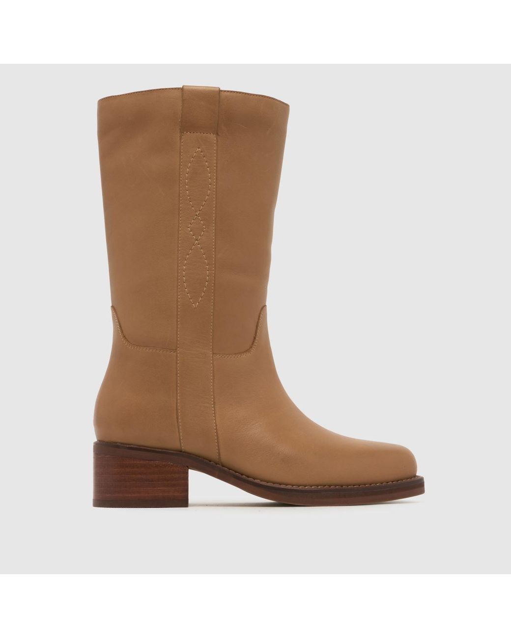 Schuh Brown Delany Leather Calf Boots