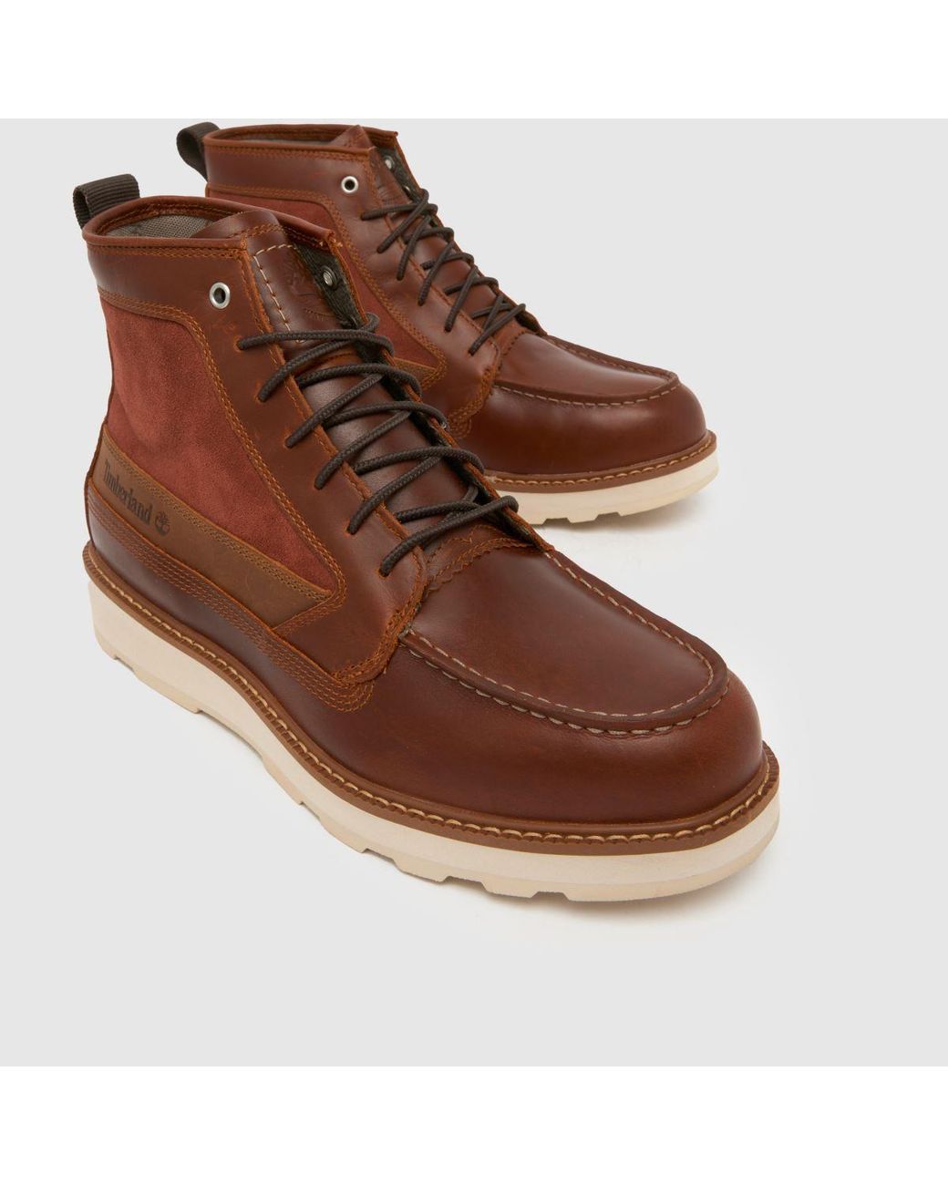 Timberland Brown Britton Mills Waterproof Boots for men