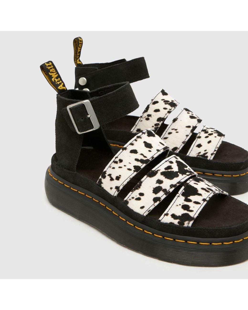 Dr. Martens Black Clarissa Quad Sandals