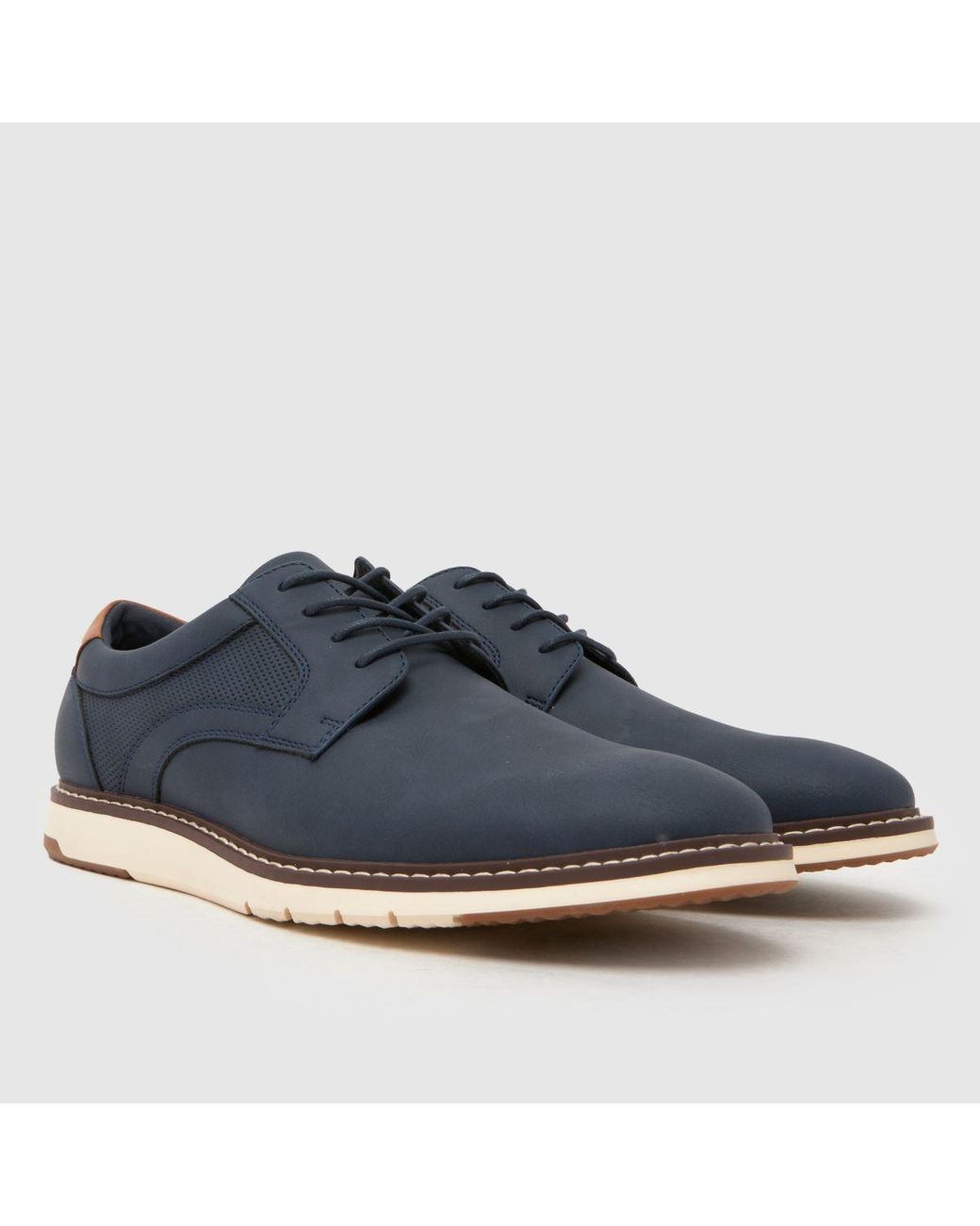 Schuh Blue Pedro Derby Shoes for men