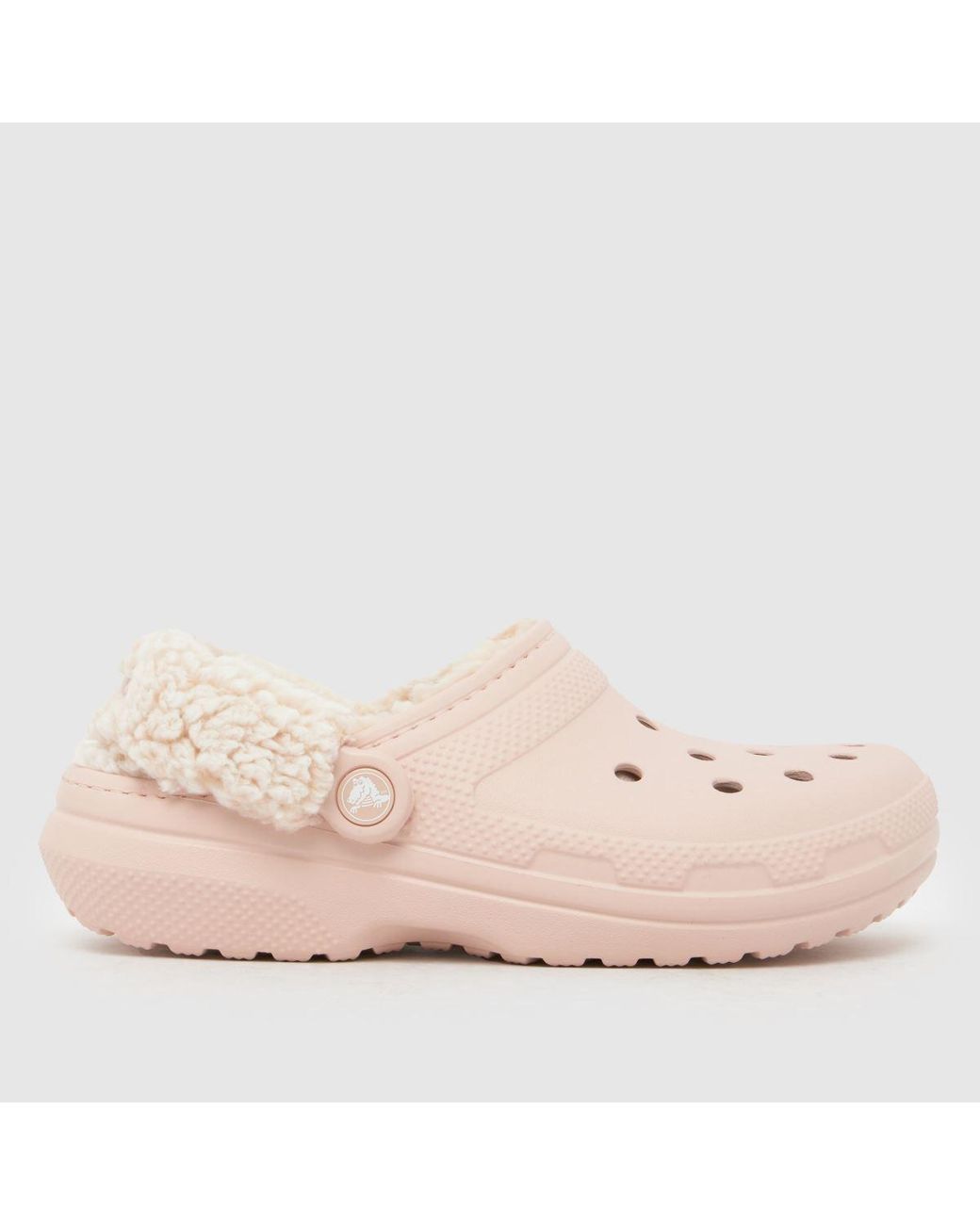 CROCSTM Pink Classic Fleece Lined Clog Sandals