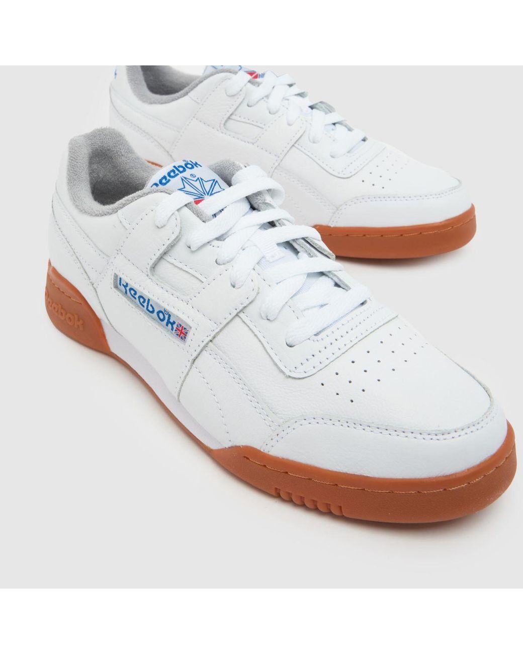 Reebok White Workout Plus