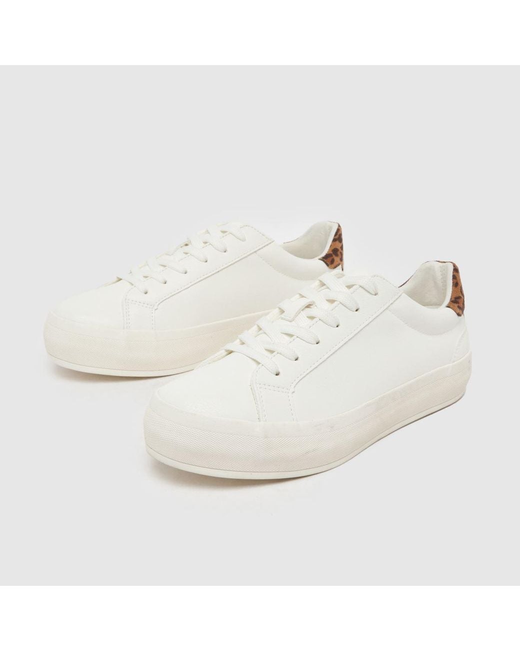 Schuh White Mariella Platform Trainers
