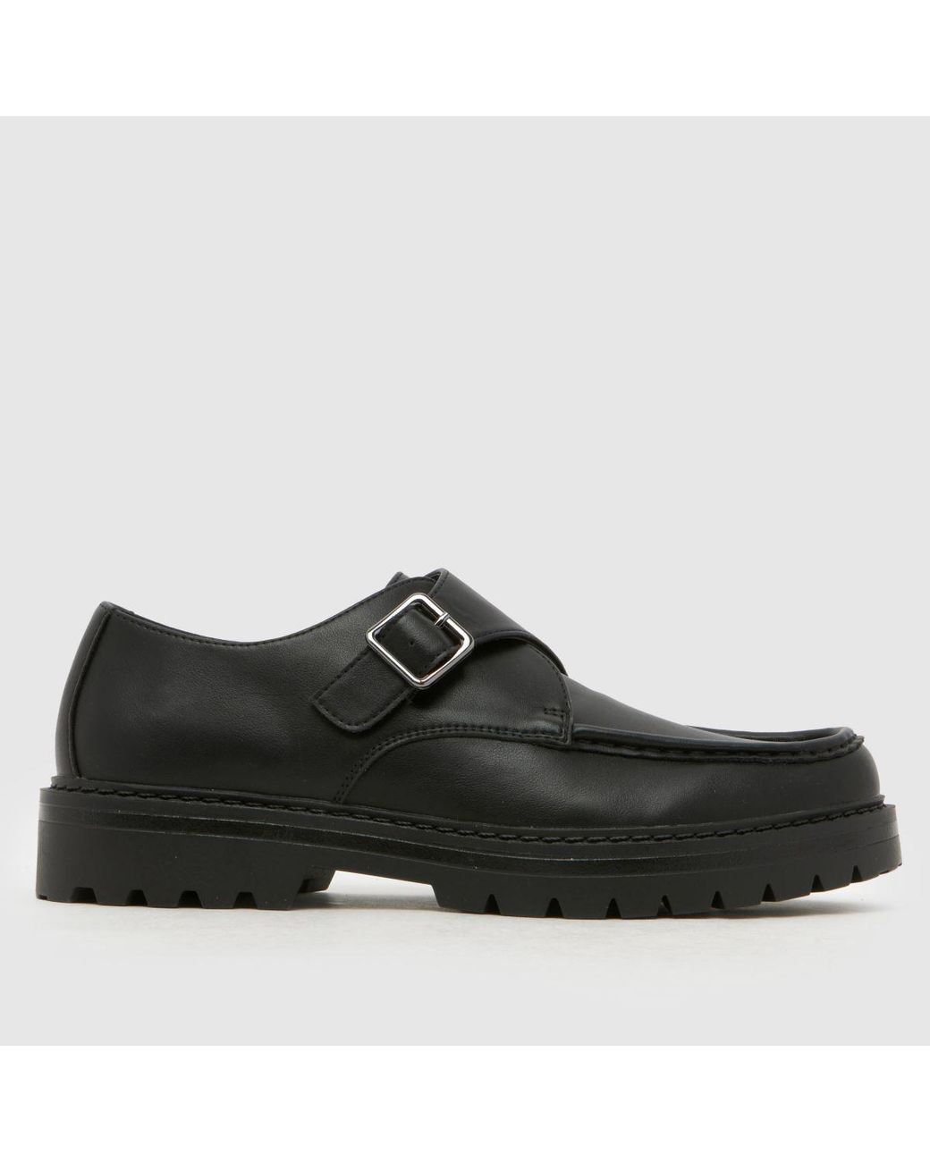 Schuh Black Rafferty Monk Shoes for men