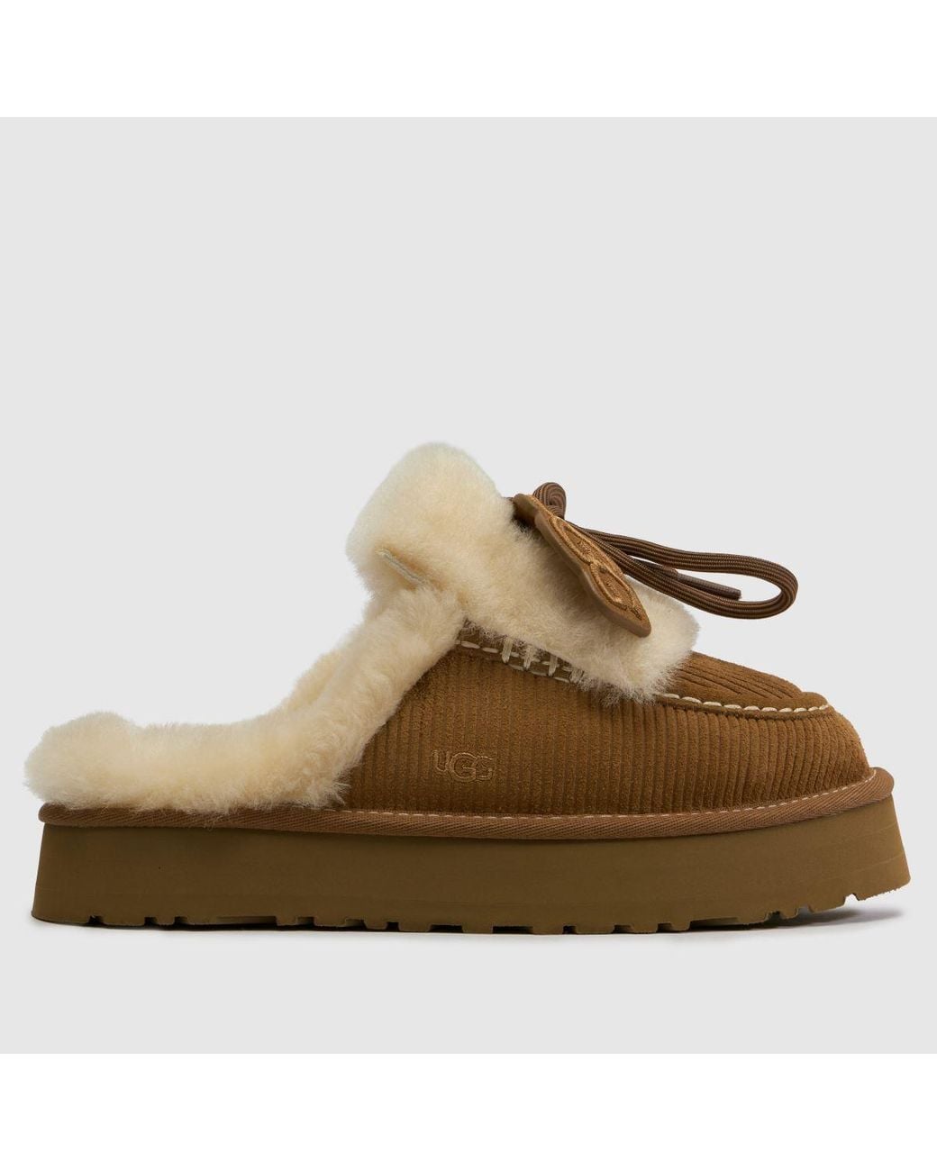 Ugg Natural Disquette Heritage Slippers