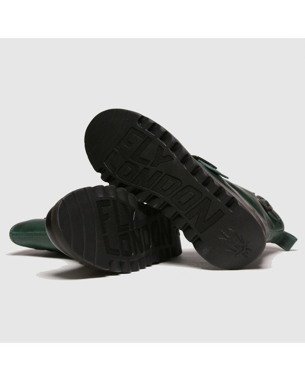 Fly London Sino Boots in Green | Lyst UK