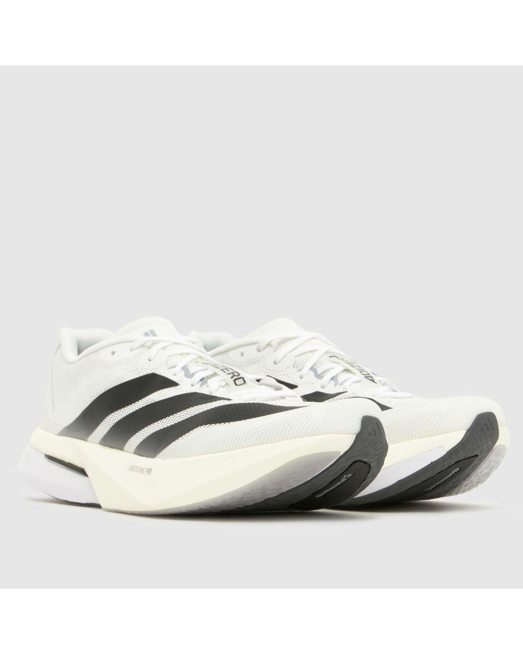 Adidas White Adizero Boston 13 Trainers for men