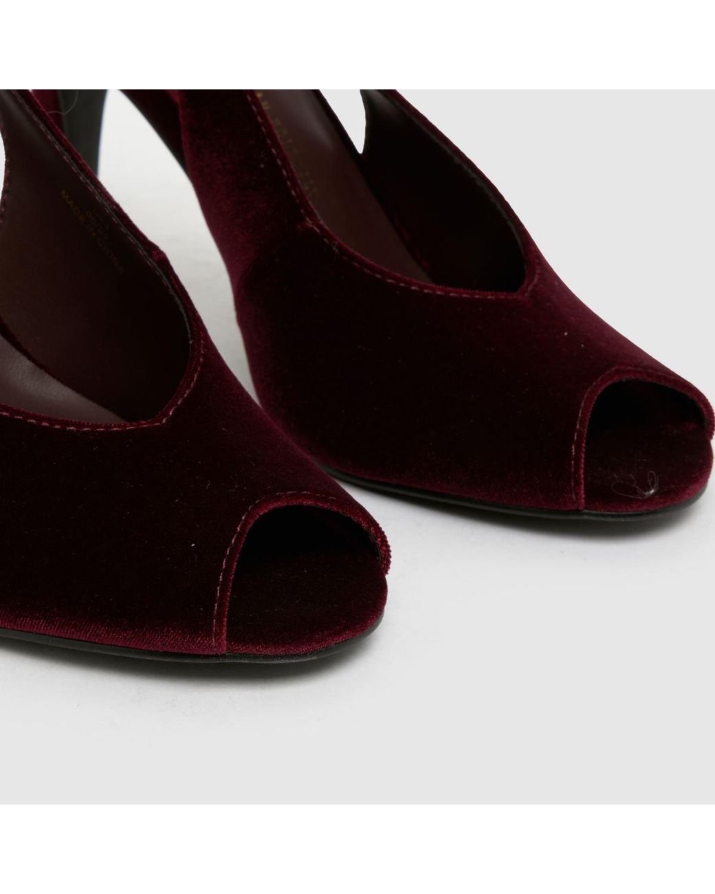 Schuh Brown Scottie Peep Toe High Heels