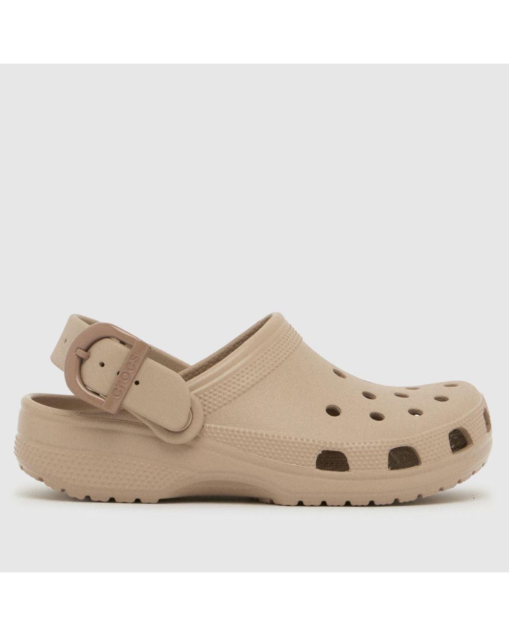 CROCSTM Natural Classic Buckle Clog Sandals
