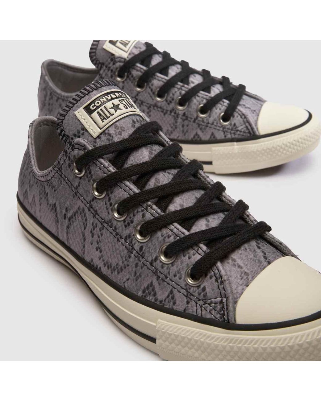 Converse Gray All Star Ox Trainers