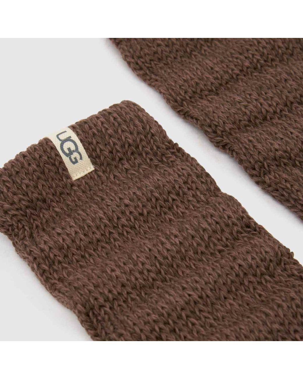Ugg Brown Tyla Slouchy Crew Ii Sock