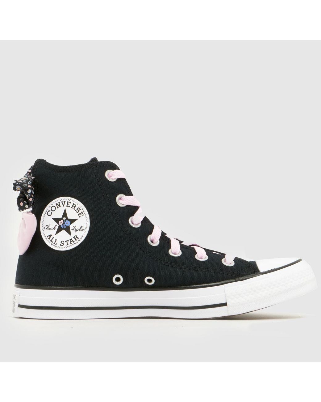 Converse Black All Star Hi Bow Trainers