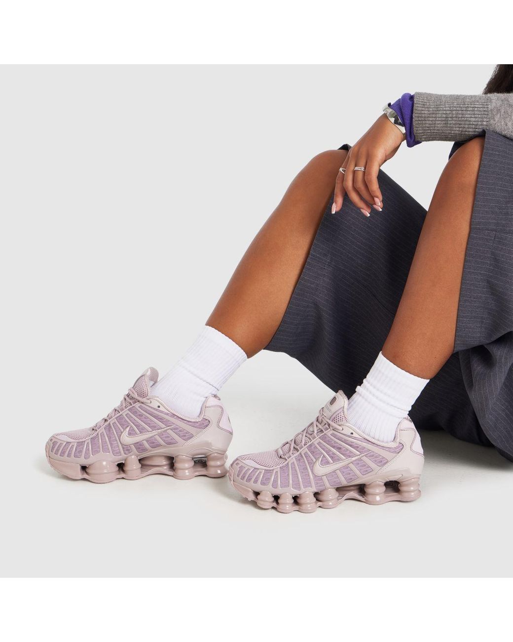 Nike Pink Shox Tl Trainers