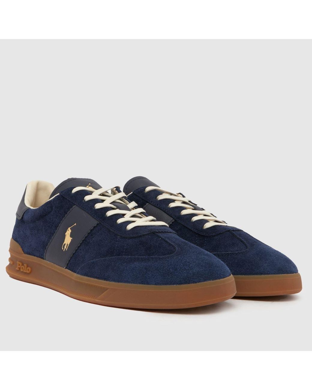 Polo Ralph Lauren Blue Heritage Aera Trainers for men