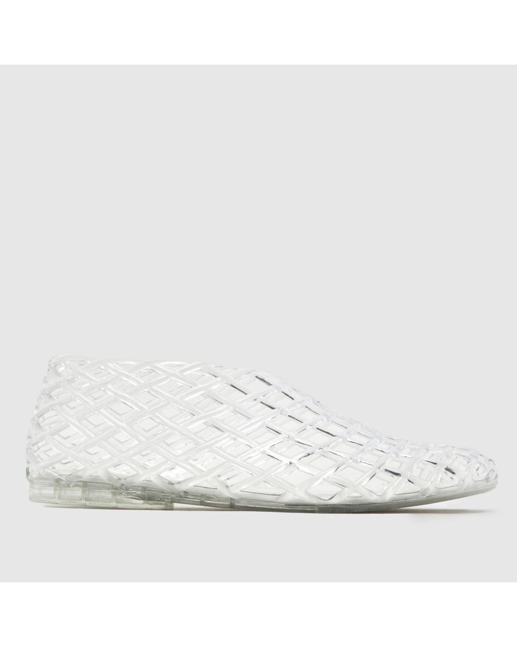 Schuh White Terrel Jelly Flats