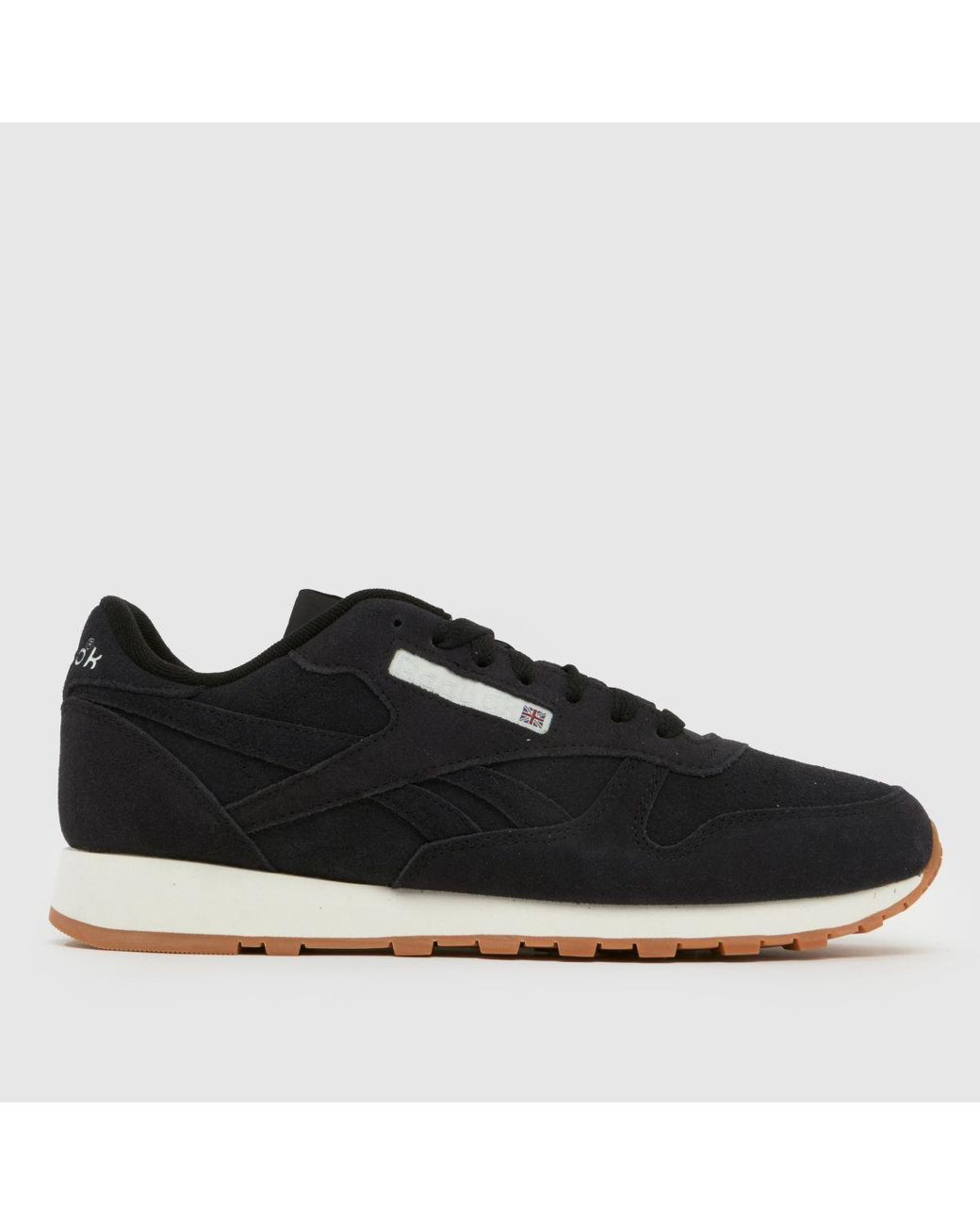 Reebok Black Classic Leather Trainers for men