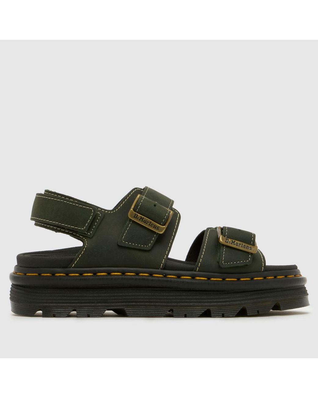 Dr. Martens Green Zebzag Sandals