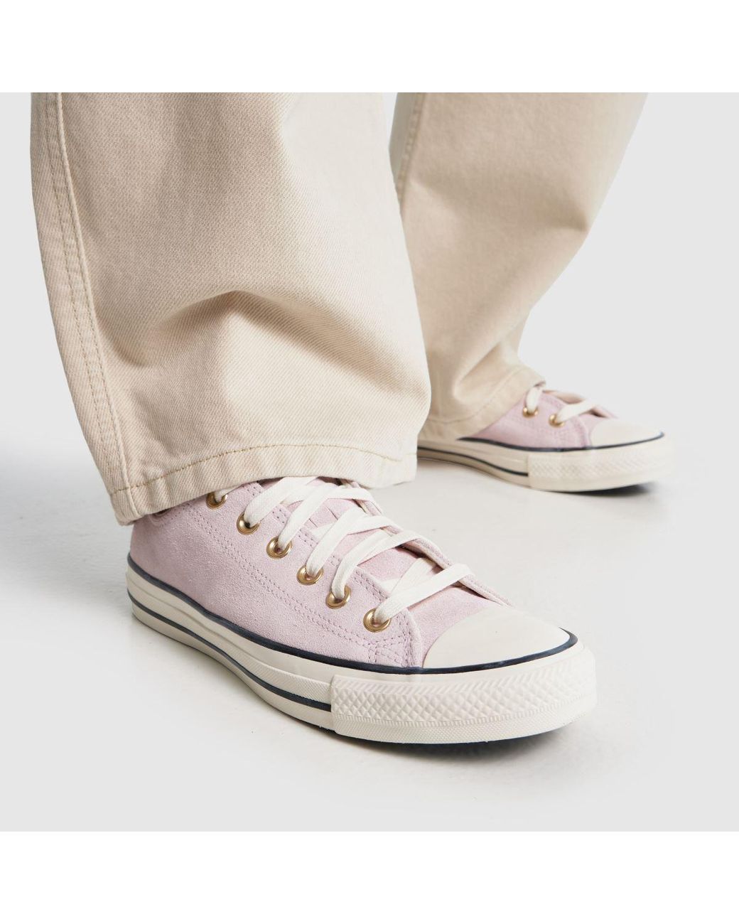 Converse Pink All Star Ox Trainers
