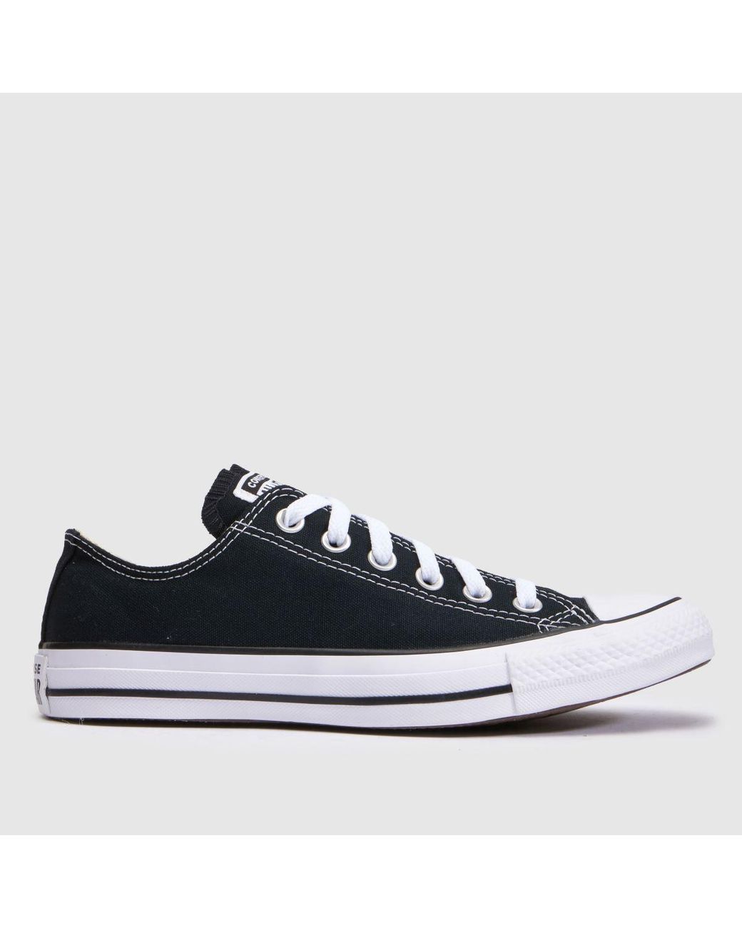 Converse Black All Star Ox Trainers