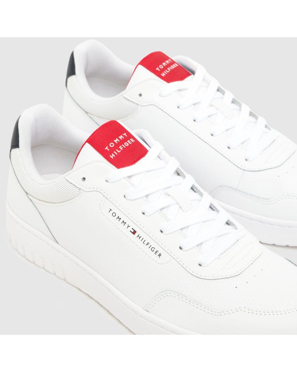 Tommy Hilfiger White Basket Core Lite Trainers for men