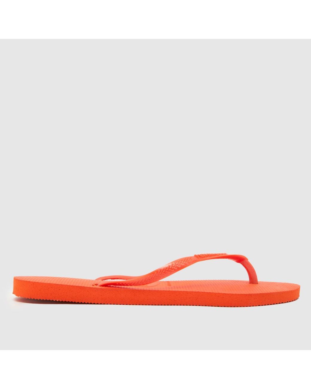 Havaianas Orange Slim Flip Sandals
