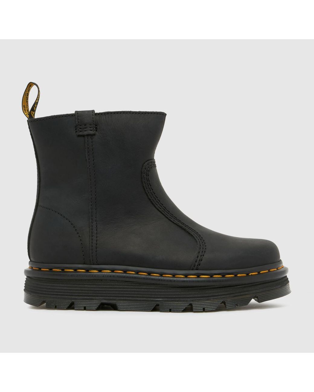 Dr. Martens Black Zebzag Rigger Boots