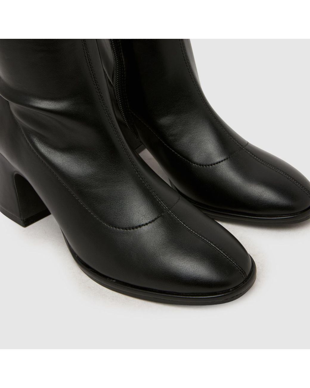 Schuh Black Dalmation Over The Knee Boots
