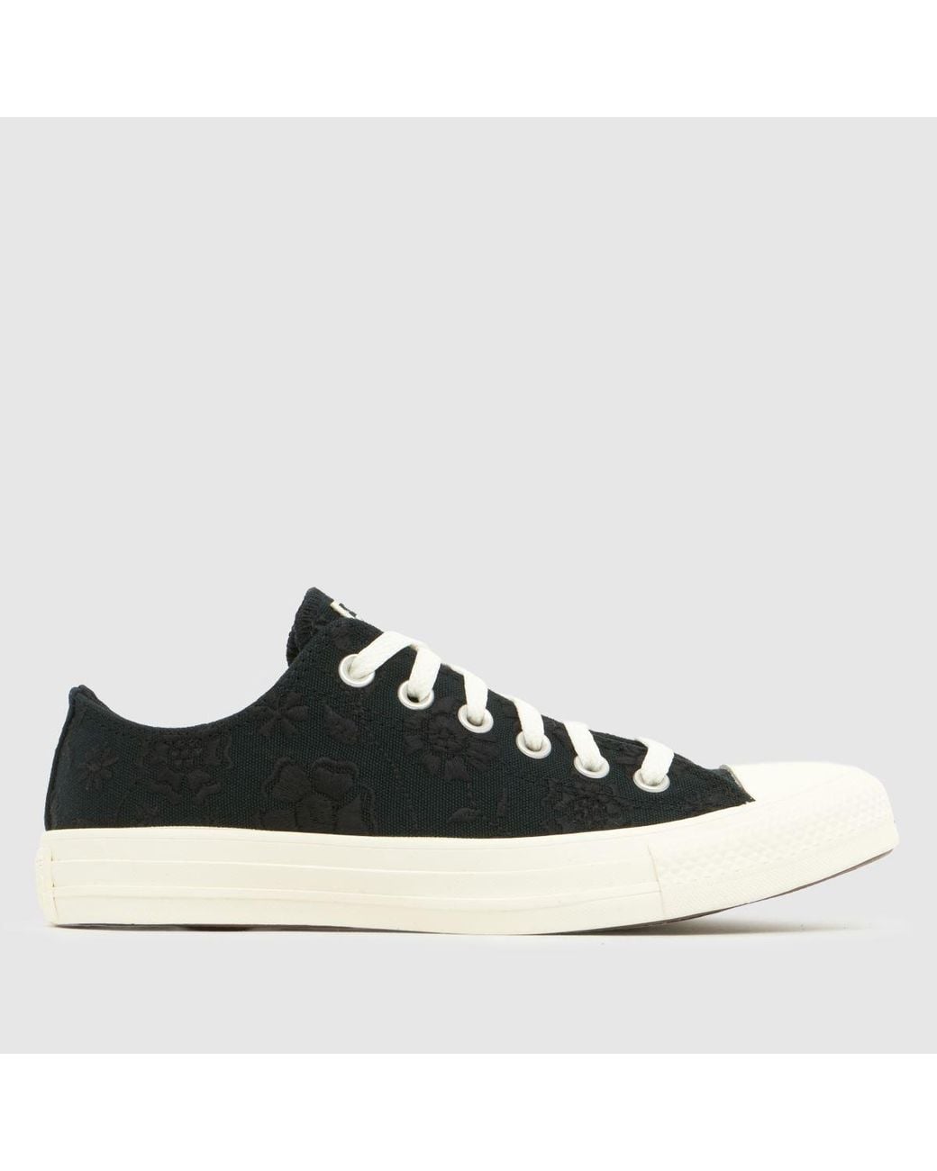 Converse Black All Star Ox Lace Trainers