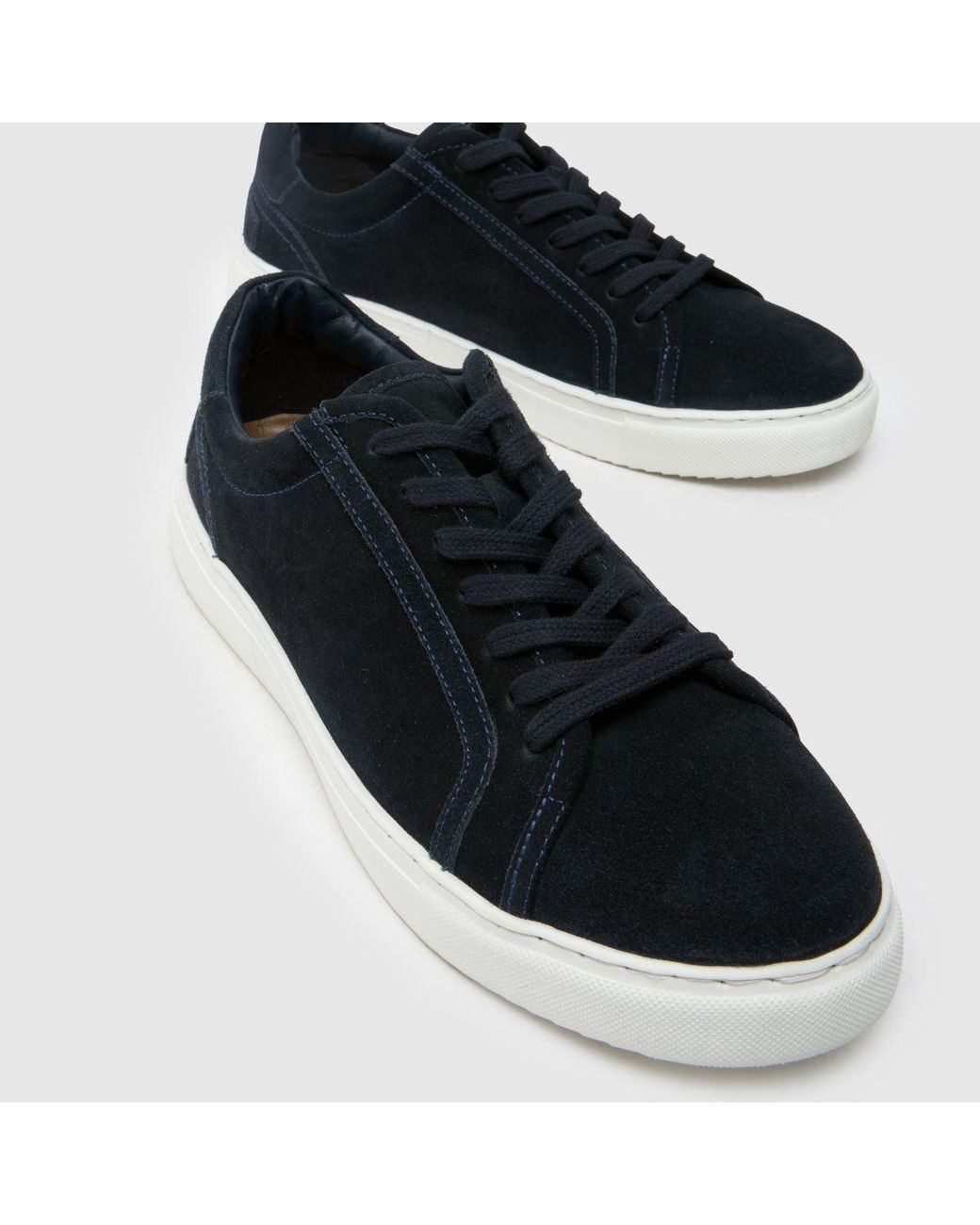 Schuh Black Whit Casual Trainers for men