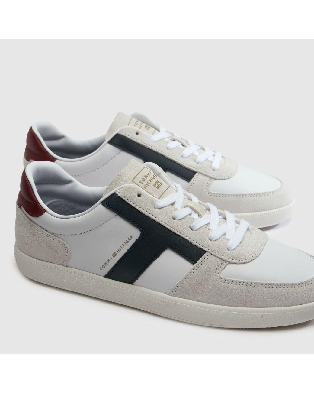 Tommy Hilfiger Gray Tribeca Trainers for men