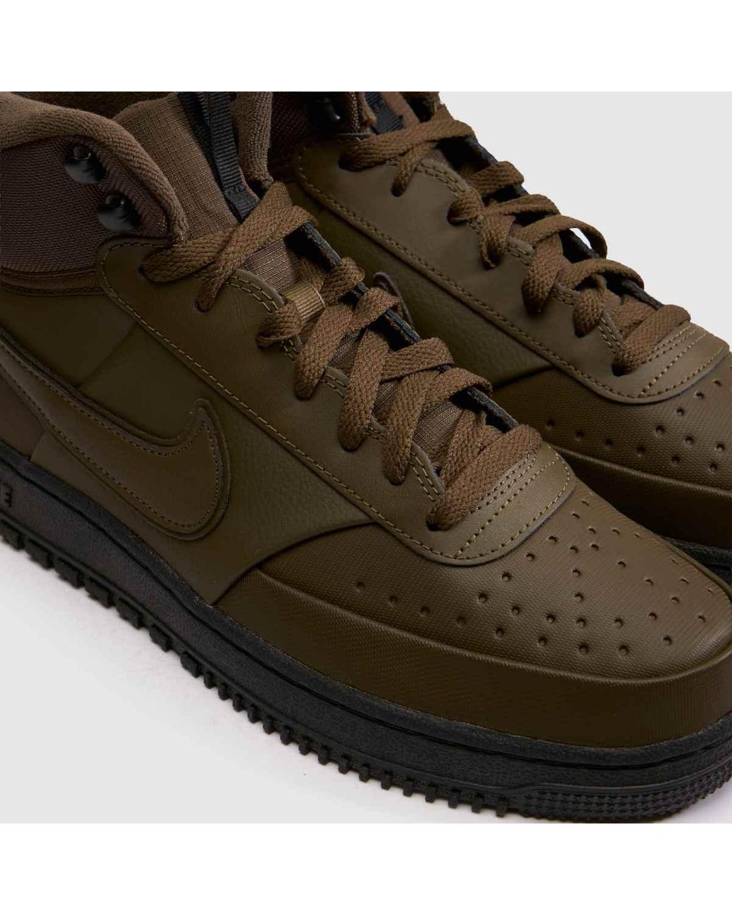 Nike Brown Court Vision Mid Trainers for men