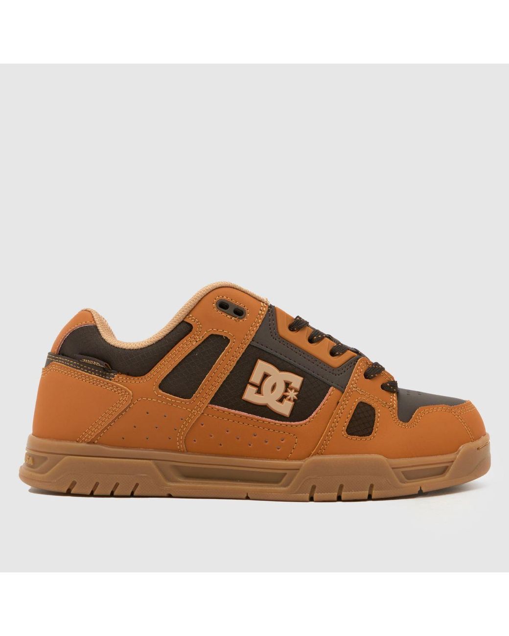 Dc Brown Stag Trainers for men