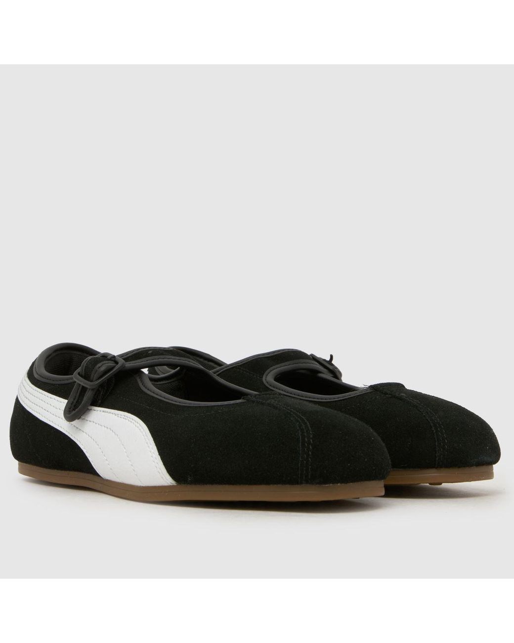PUMA Black Tacklette Trainers