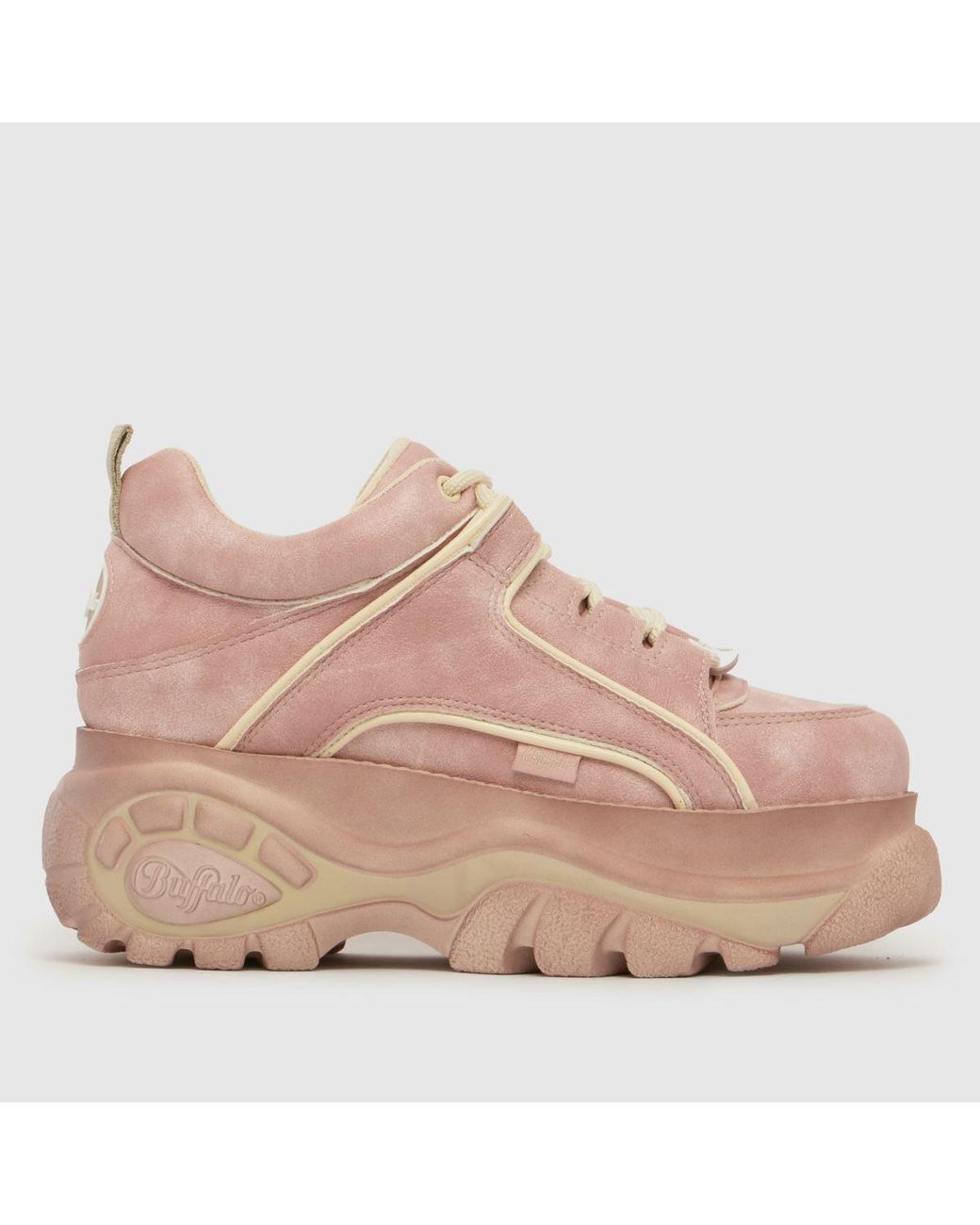 Buffalo Pink London Classic Low Trainers