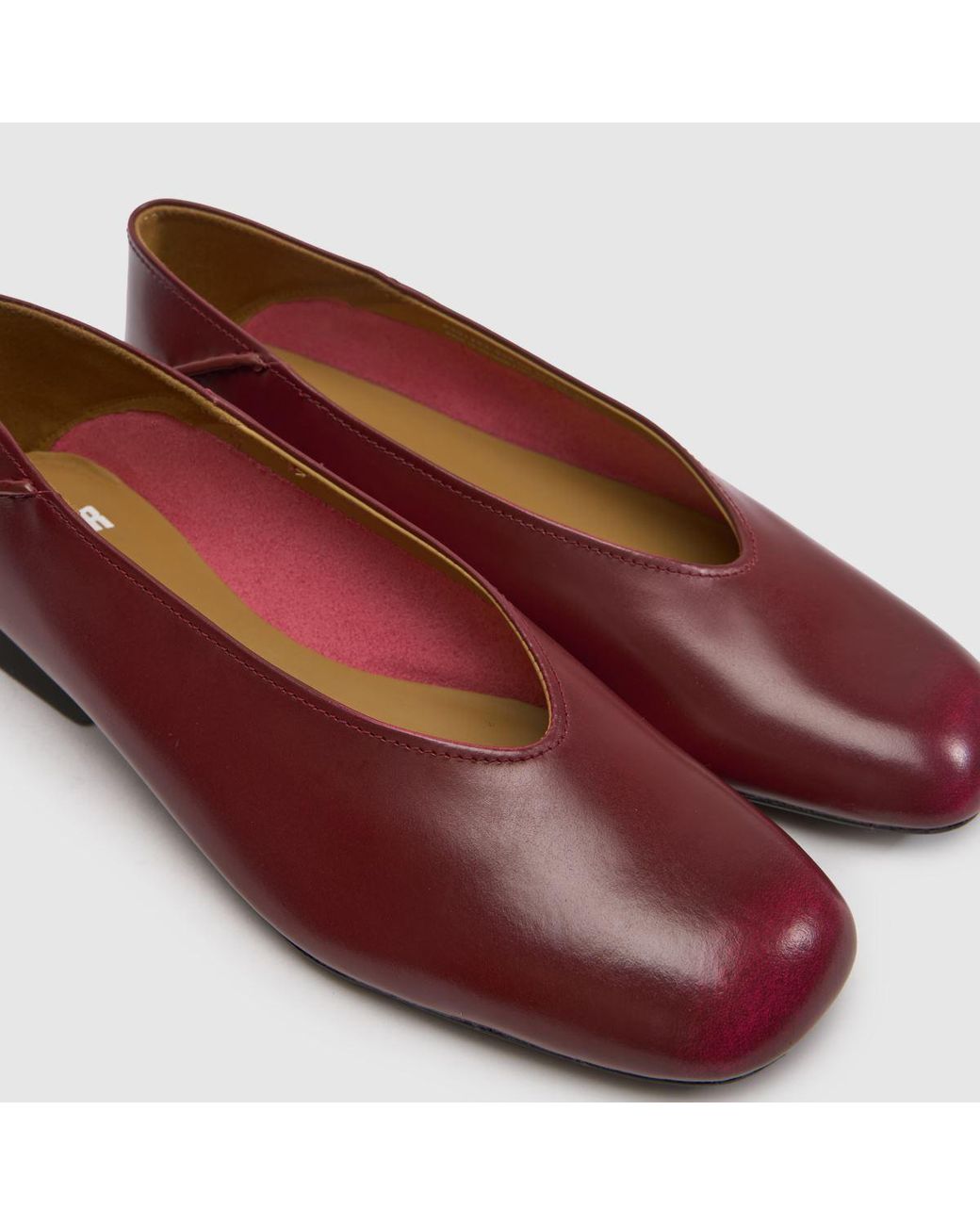 Camper Red Myra Ballerina Flats
