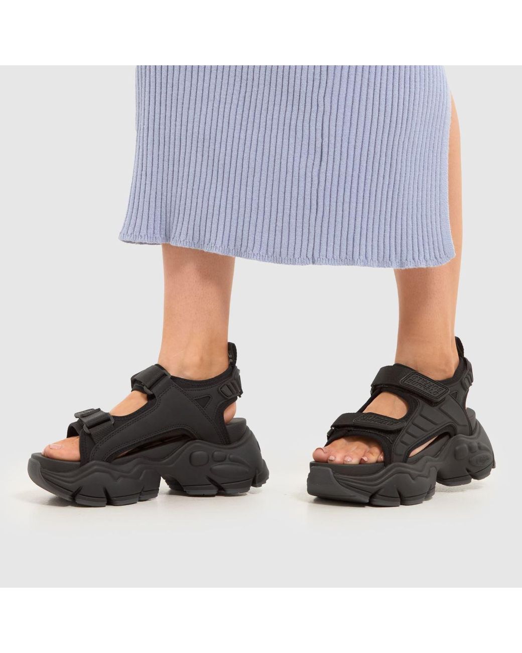 Buffalo London Binary Track in Black | Lyst UK