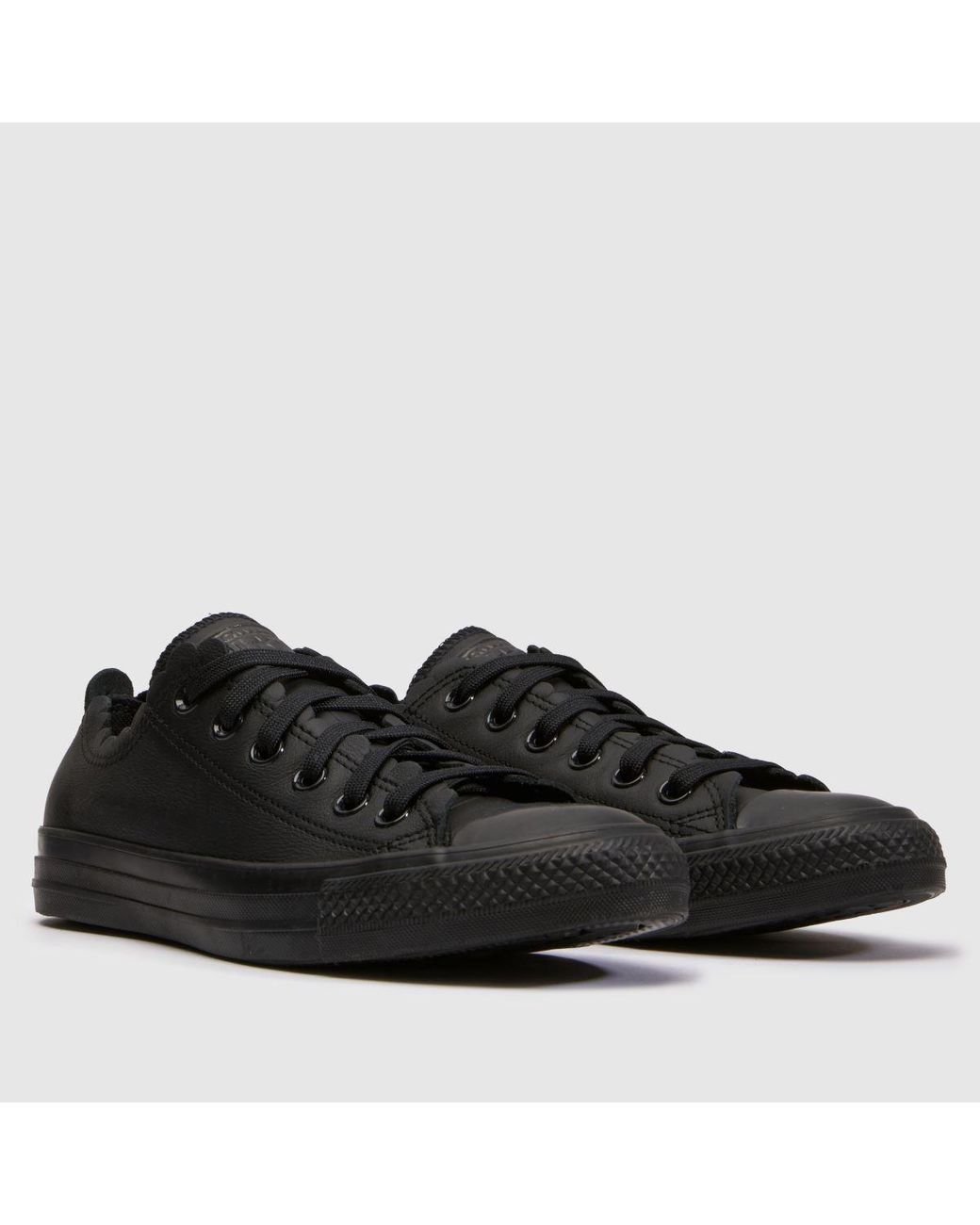 Converse Black All Star Ox Trainers
